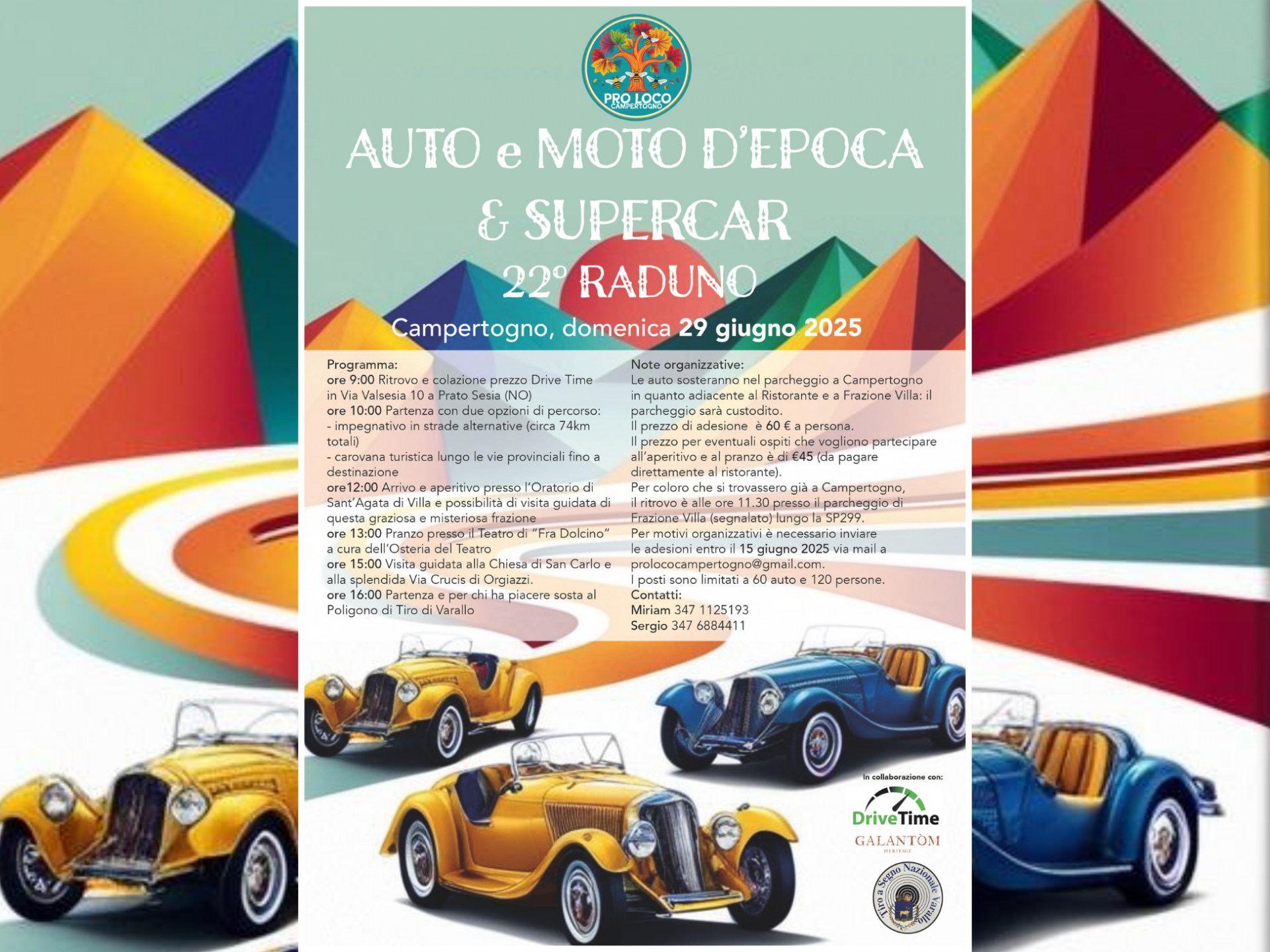 Raduno auto e moto storiche supercar